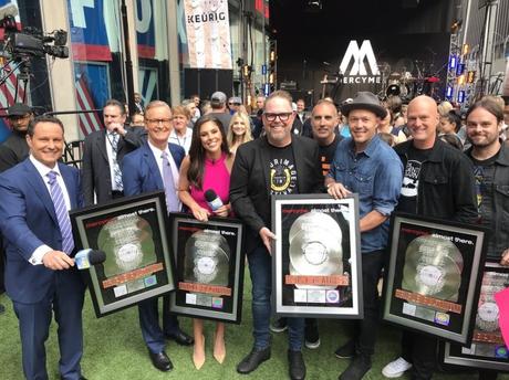 MercyMe Surprised With Triple Platinum Plaques On Fox & Friends
