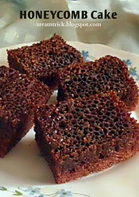 Honeycomb Cake/Kek Sarang Semut Recipe @ treatntrick.blogspot.com