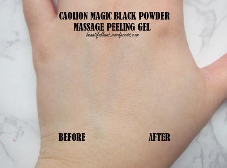 Review: Caolion Magic Black Powder Massage Peeling Gel