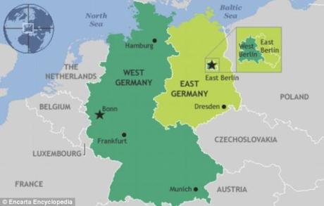 World Borders: Crossing the Former Berlin Wall from East Germany (DDR) into West Germany (FROG) World Borders: Crossing the Former Berlin Wall from East Germany (DDR) into West Germany (FROG)