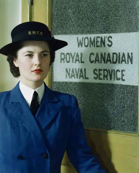 1940s-WW2-Women-of-Canada-WRCNS-summer-uniform-1943 1940s-WW2-Women-of-Canada-WRCNS-summer-uniform-1943