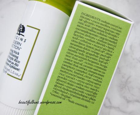 Review: Origins Modern Friction Cleansing Stick With Exfoliating White & Purple Rice
