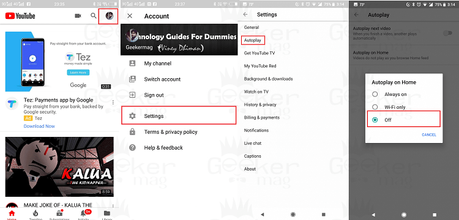 How to Stop Auto-Playing Videos in YouTube’s Home Feed youtube autoplay for home