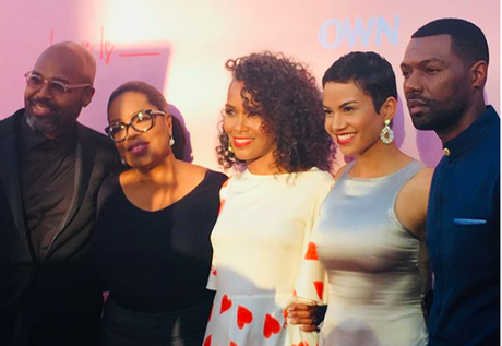 Oprah, Mara Brock Akil, Pink Carpet Premiere Of OWN’s “Love Is_”