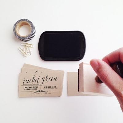 paper fix | diy business cards