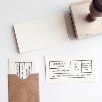 paper fix | diy business cards