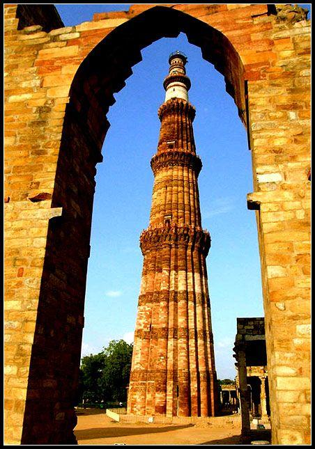 Most Amazing Historical Monuments of India. Qutub Minar, New Delhi, India Great way to end our trip to India