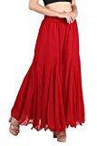 Shararat Women's Palazzo(3561_Red_new_Red_Free Size)