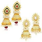 Sukkhi Jhumki Earrings for Women (Golden) (315CB1600)