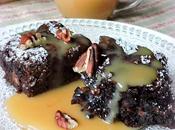 Mochachino Brownies with White Mocha Sauce