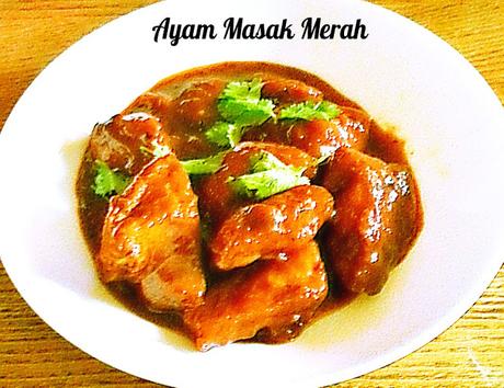 Ayam Masak Merah /Chicken in Spicy Red Sauce @ treatntrick.blogspot.com