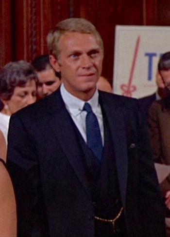 Steve McQueen’s Navy Suits as Thomas Crown Steve McQueen’s Navy Suits as Thomas Crown