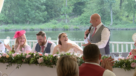 the father of the bride speech has everyone laughing out loud