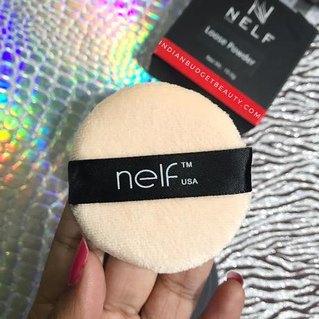 NELF USA Peach Matte Loose Powder Review NELF USA Peach Matte Loose Powder puff