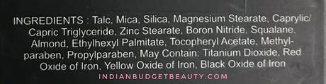 NELF USA Peach Matte Loose Powder Review NELF USA Peach Matte Loose Powder ingredients