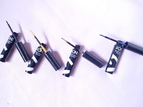 New Launch Oriflame The One BrushStroke Eyeliners Shades, Swatches, Application