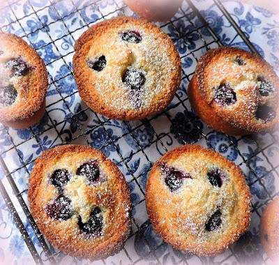 Blueberry, Lime & Coconut Friands