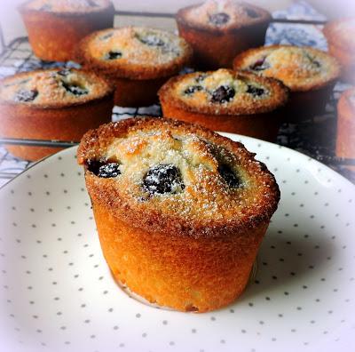 Blueberry, Lime & Coconut Friands