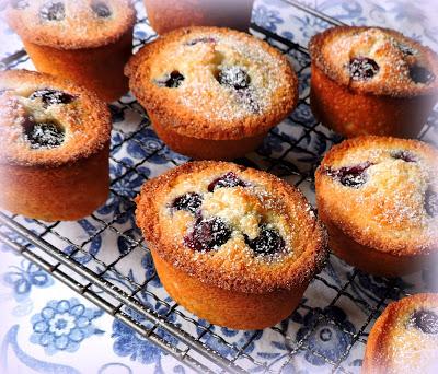 Blueberry, Lime & Coconut Friands