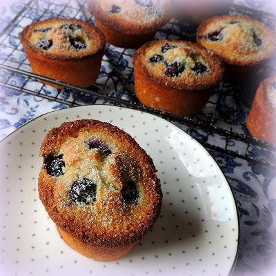 Blueberry, Lime & Coconut Friands