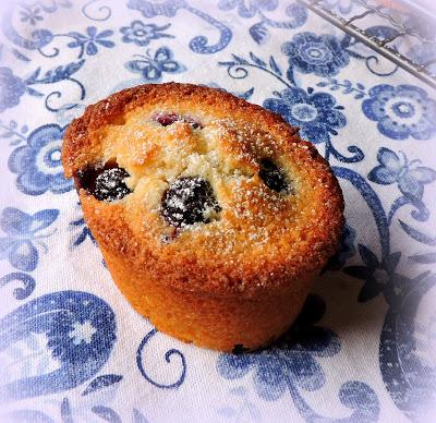 Blueberry, Lime & Coconut Friands