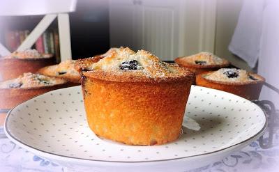 Blueberry, Lime & Coconut Friands