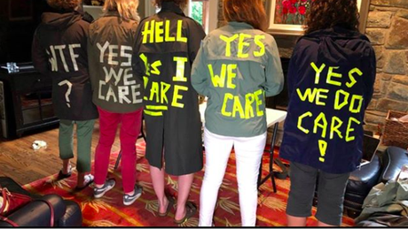 DC moms answer to Melania Trump jacket  “Yes We Care!”