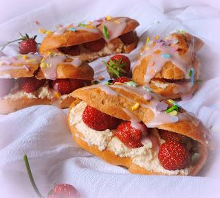 Strawberry Eclairs