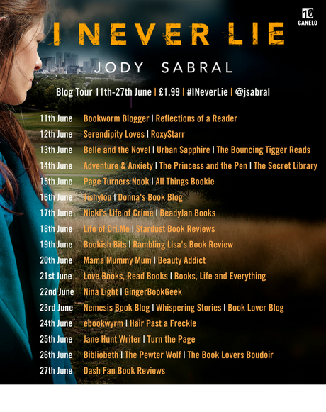 Blog Tour – I Never Lie by Jody Sabral