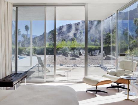 Palm Springs Modernist Paradise White Eames Chair