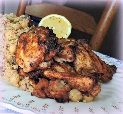 Moroccan Spiced Grilled Chicken & Couscous Salad