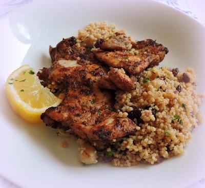 Moroccan Spiced Grilled Chicken & Couscous Salad