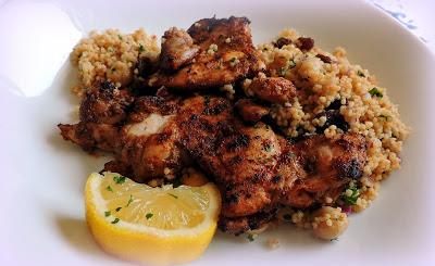 Moroccan Spiced Grilled Chicken & Couscous Salad