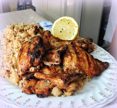 Moroccan Spiced Grilled Chicken & Couscous Salad