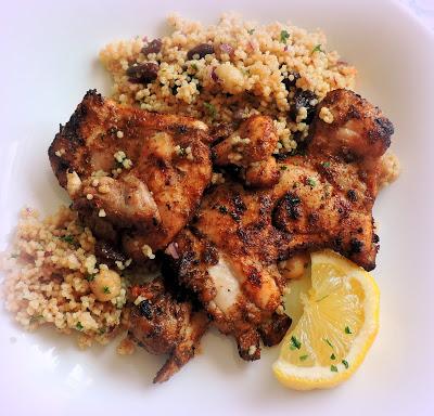 Moroccan Spiced Grilled Chicken & Couscous Salad