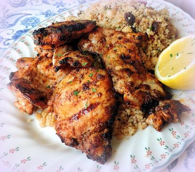 Moroccan Spiced Grilled Chicken & Couscous Salad