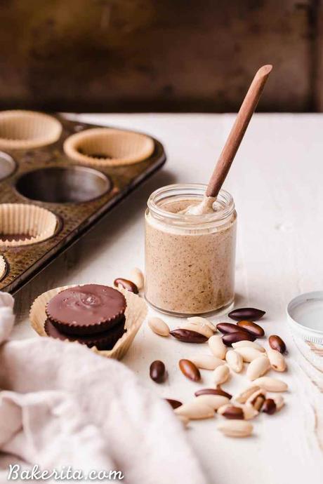 Have you ever heard of a Baru Nut? These superfood nuts are super high in protein and antioxidants, making them a great addition to your diet! This simple recipe shows you how to make a delicious Baru Nut Butter and Chocolate Baru Nut Butter Cups. They're gluten-free and vegan, with a paleo-option.