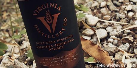 Virgina-Highland Port Finished Whisky Label