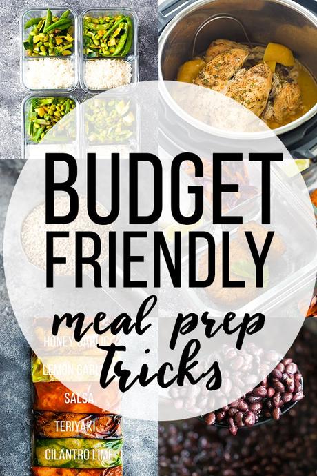 Budget Friendly Meal Prep Tricks collage image
