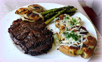 Perfectly Grilled Steak & Road Kill Potatoes