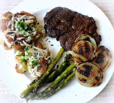 Perfectly Grilled Steak & Road Kill Potatoes