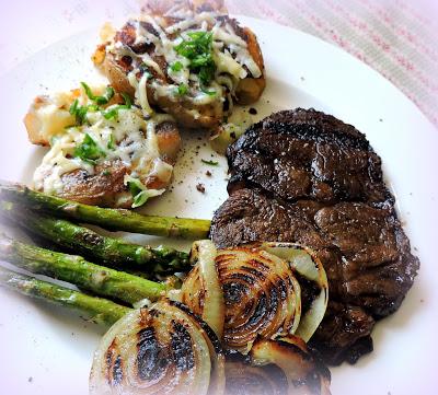 Perfectly Grilled Steak & Road Kill Potatoes