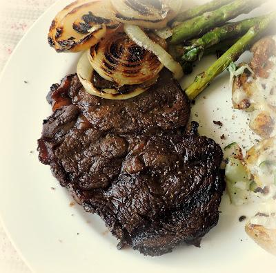 Perfectly Grilled Steak & Road Kill Potatoes