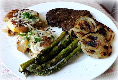 Perfectly Grilled Steak & Road Kill Potatoes