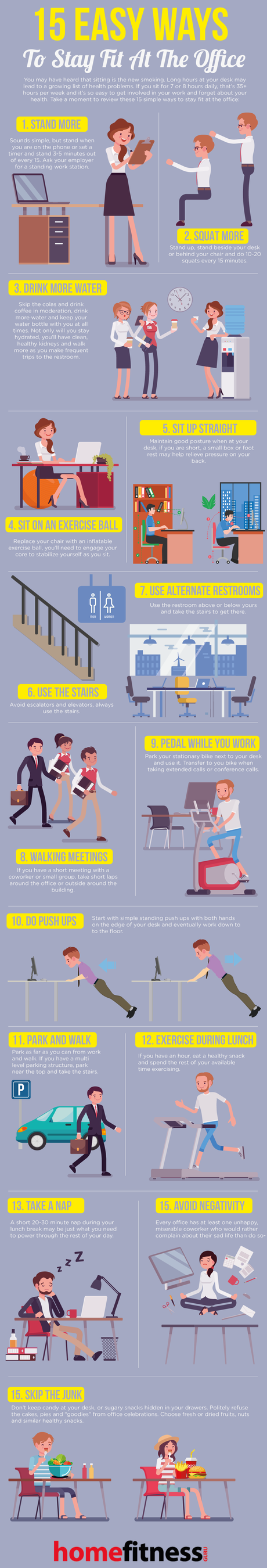 Easy Ways to Stay Fit at the Office