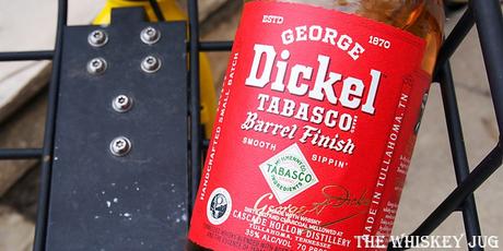 George Dickel Tabasco Barrel Finish Label