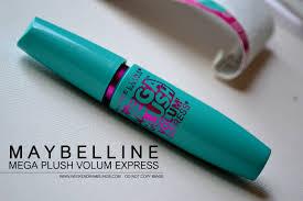 Maybelline's three most popular beauty products, Volum Express Mega Plush Mascara - Dream Bouncy Blush - Color Sensational Lipstick