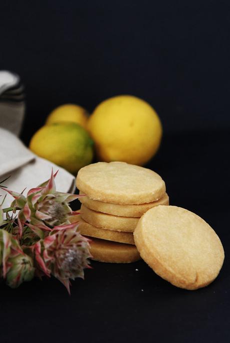 Lemon Shortbread Cookies