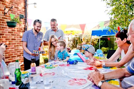 Pool Party and BBQ with Family For Logan's 3rd Birthday