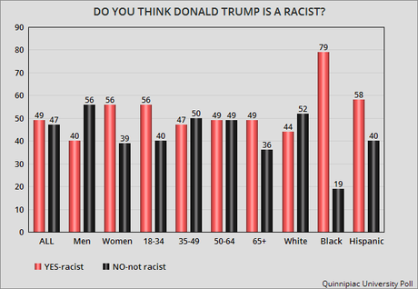 Half Of Americans Think Donald Trump Is A Racist